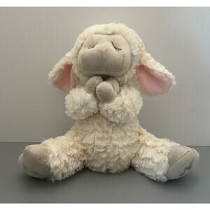 Ganz Super Soft Lamb Plush Stuffed Animal Praying 10 Inch God Bless This Child